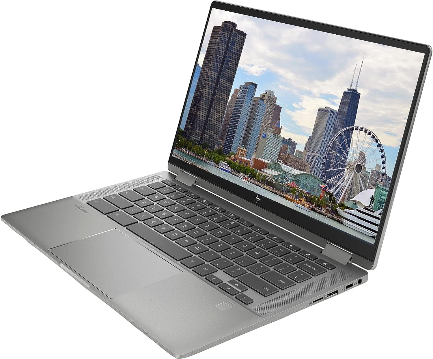 HP 2023 Convertible 2-in-1 Chromebook, 14 FHD IPS Touchscreen, Intel 11th i3 Processor Up to 4.0GHz, 8GB Ram, 128GB SSD, Fingerprint Reader, Super-Fast 6th Gen WiFi, Chrome OS, Dale Gray(Renewed)