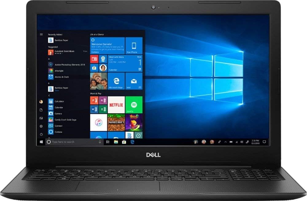 Dell New Inspiron i3583 15.6 HD Touch-Screen Laptop - Intel i5-8265U - 8GB DDR4-256GB SSD - Windows 10 - Wireless-AC - Bluetooth, SD Card Reader, HDMI  USB 3.1 -Waves MaxxAudio Pro- Black