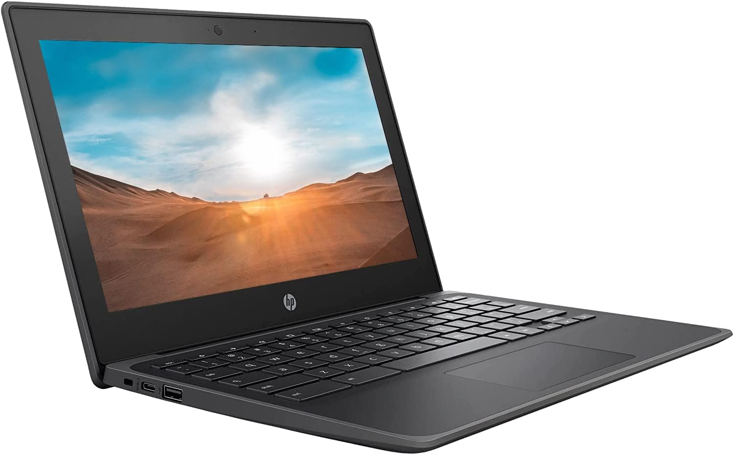HP 11.6inches Chromebook (Latest Model), AMD Dual Core Processor, 4GB RAM, 32GB eMMC, Rugged  Spill Resistant, Education, Long Battery Life, NLY MP, Chrome OS Black