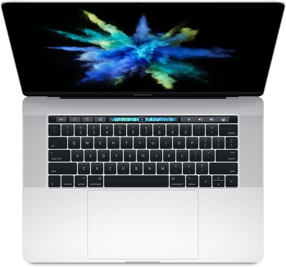 Apple MacBook Pro 15 Retina Core i7 2.6GHz MLH32LL/A with Touch Bar, 16GB Memory, 512GB Solid State Drive - Silver (Renewed)