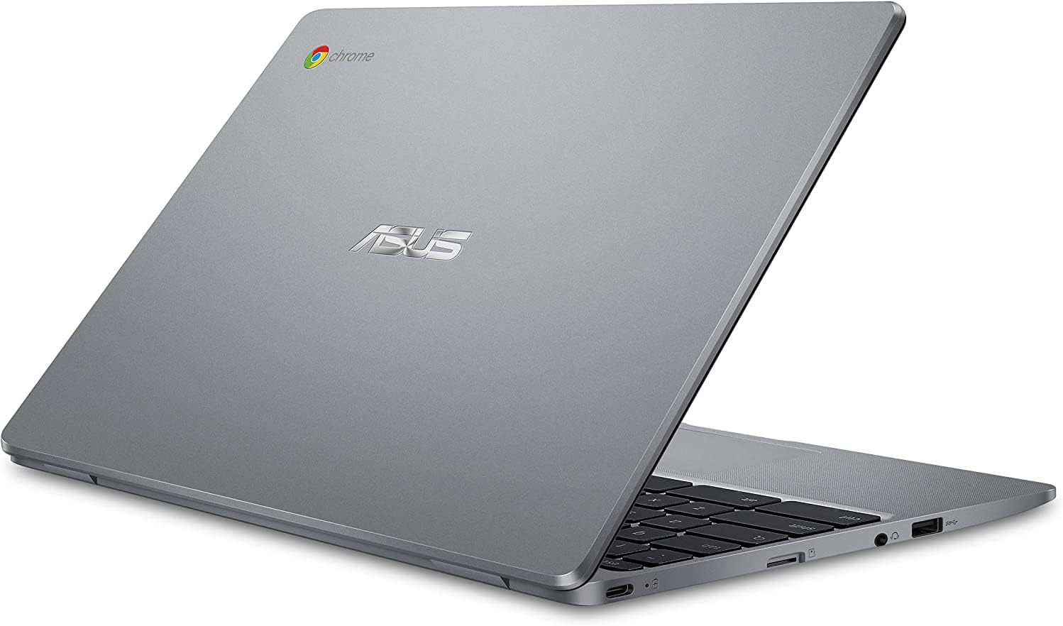 ASUS CX1500CNA Chromebook 15.6 HD Laptop, Intel Celeron N3350 Processor, 4GB RAM, 64GB eMMC Flash Memory, Intel HD Graphics, HD Webcam, Stereo Speakers, Chrome OS, Black, (renewed)