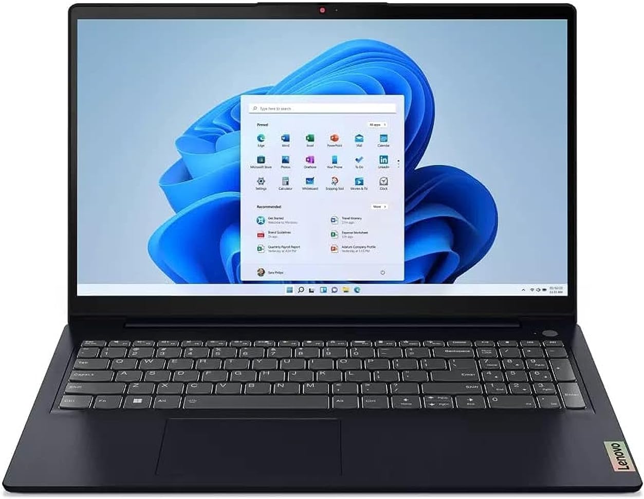 Lenovo IdeaPad 3i 15.6 Laptop with Windows 11 - Intel Core i3-1215U Processor Processor - 8GB RAM Memory - 512GB Storage - Blue 82RK00BDUS