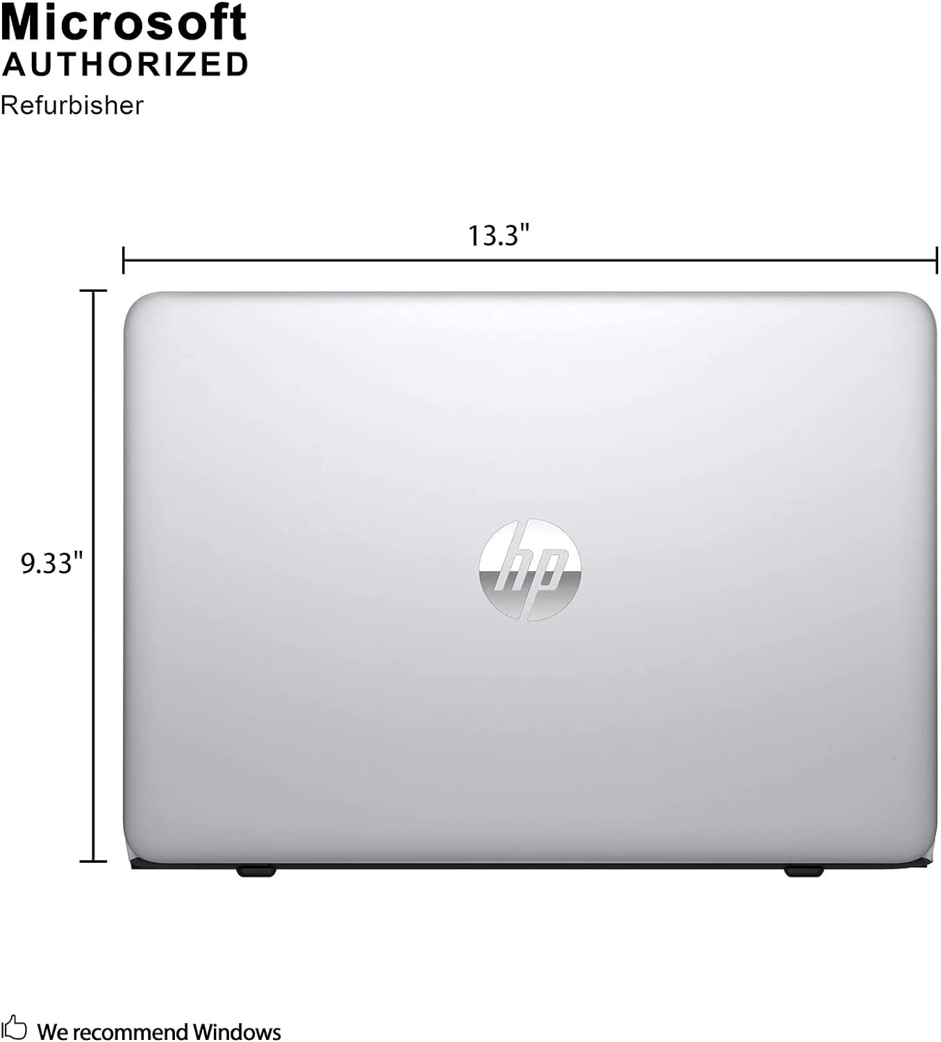 HP EliteBook 840 G3 Laptop 14-inch HD Display, Intel Core i5-6200U 2.3Ghz, 256GB SSD, 16GB DDR4 RAM, Webcam, WiFi, Windows 10 Pro (Renewed)
