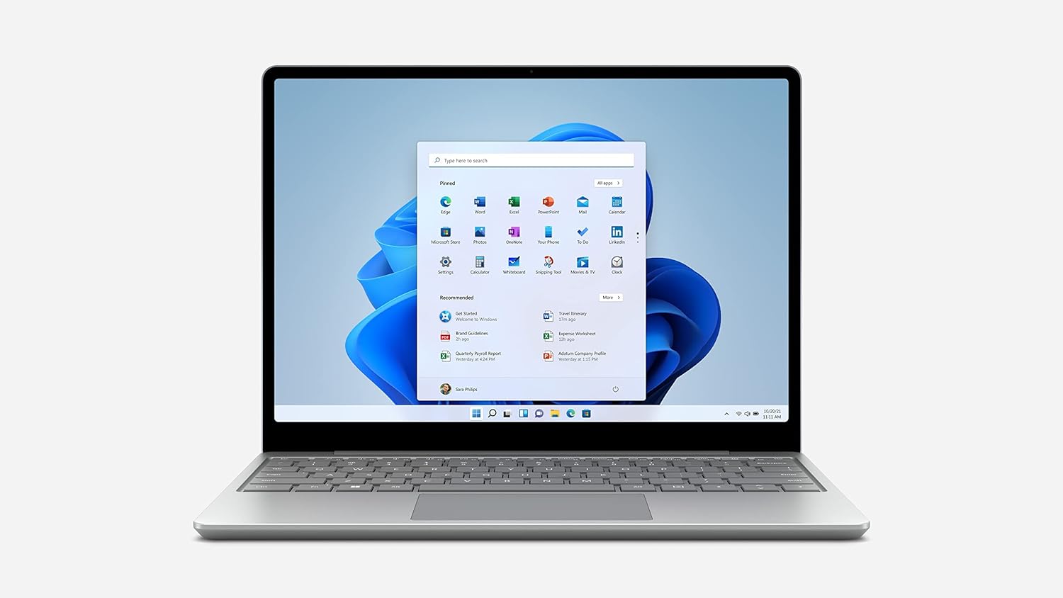 Microsoft Surface Laptop Go - 12.4 Touchscreen - Intel Core i5 - 8GB Memory - 256GB SSD - Platinum