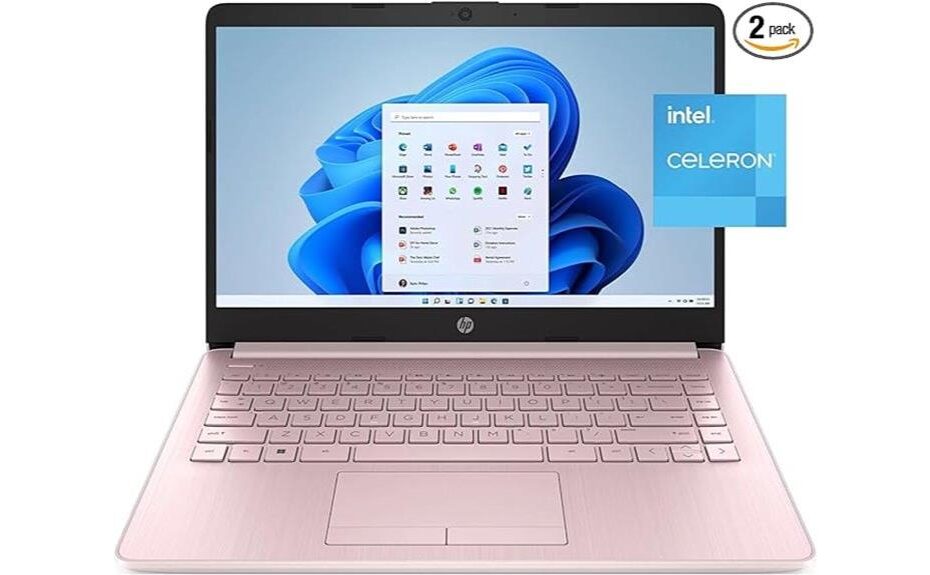 pink renewed laptop review