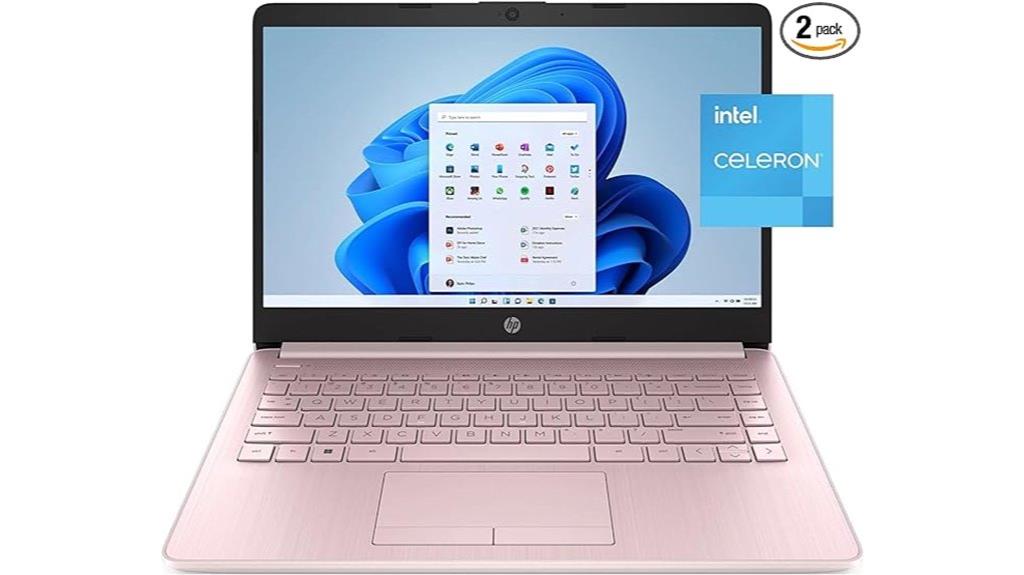 pink renewed laptop review