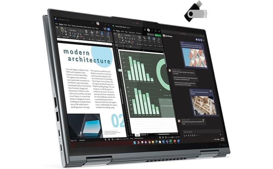 premium convertible business laptop