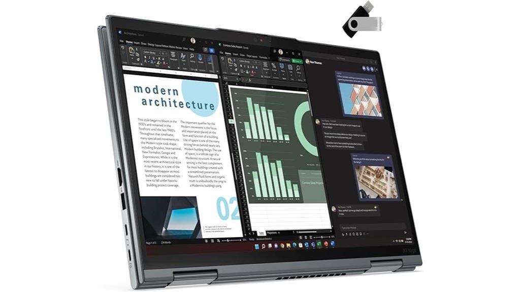 premium convertible business laptop